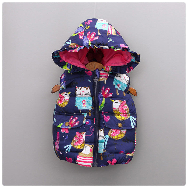Spring Girls Clothing Fashion Girls Printing Full Sleeve Jackets Outerwear New Toddler Girls Hooded Coats - CelebritystyleFashion.com.au online clothing shop australia