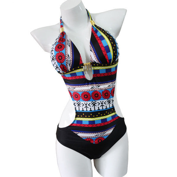 Sexy Lady Monokini Brazilian Trikini Halter Swim Bathing Suit Large Plus Size Push Up Swimwear Women One Piece Swimsuit - CelebritystyleFashion.com.au online clothing shop australia