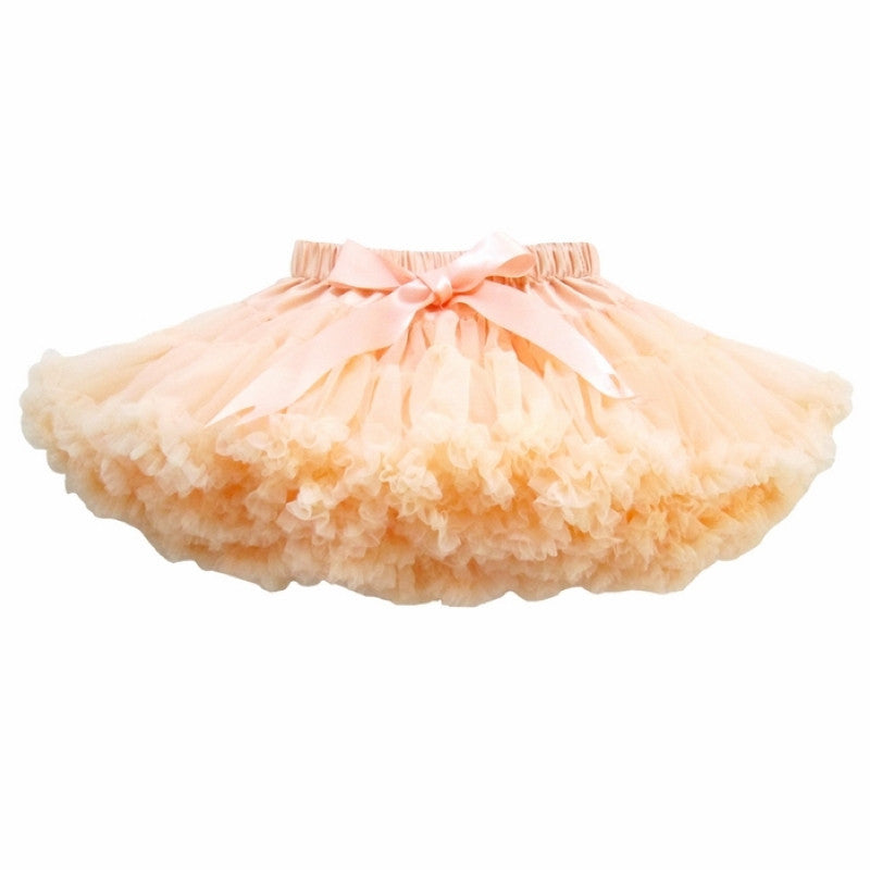Girls Fluffy 2-18 Years Chiffon Pettiskirt Solid Colors tutu skirts girl Dance Skirt Christmas Tulle Petticoat - CelebritystyleFashion.com.au online clothing shop australia