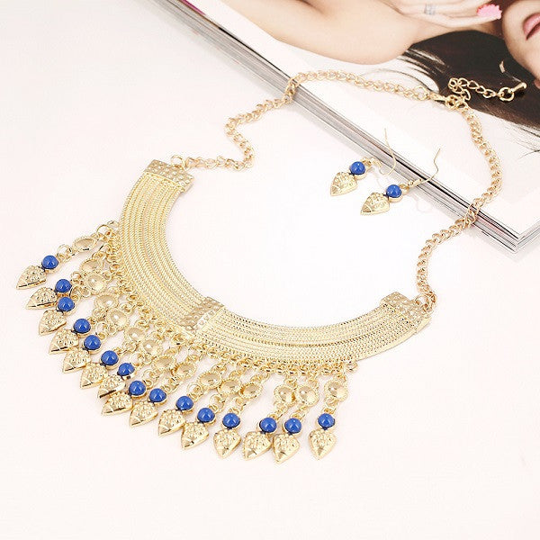 New Fashion Bohemian Tassel Power Necklace Long Colar Choker Necklace Vintage Gypsy Ethnic Maxi Women necklace Fine Jewelry - CelebritystyleFashion.com.au online clothing shop australia