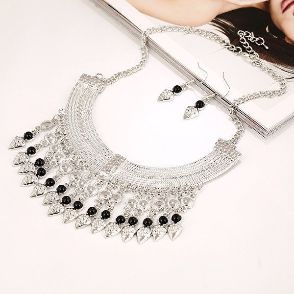 New Fashion Bohemian Tassel Power Necklace Long Colar Choker Necklace Vintage Gypsy Ethnic Maxi Women necklace Fine Jewelry - CelebritystyleFashion.com.au online clothing shop australia