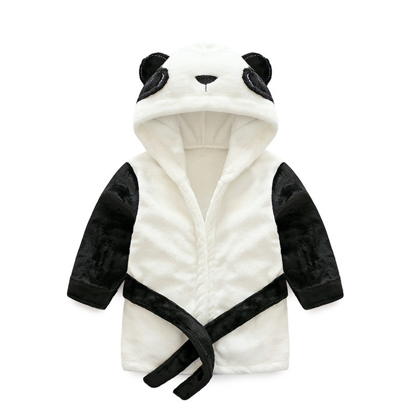 children's bathrobe Baby boy girl soft velvet robe pajamas coral children dress baby clothes-Dollar Bargains Online Shopping Australia