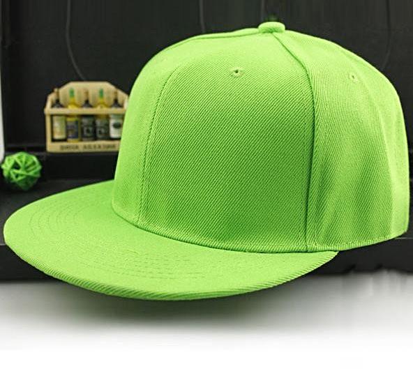 Snapback Cap Colors Unisex Plain Baseball Cap Hip-Hop Adjustable eaked Hat Visor-Dollar Bargains Online Shopping Australia