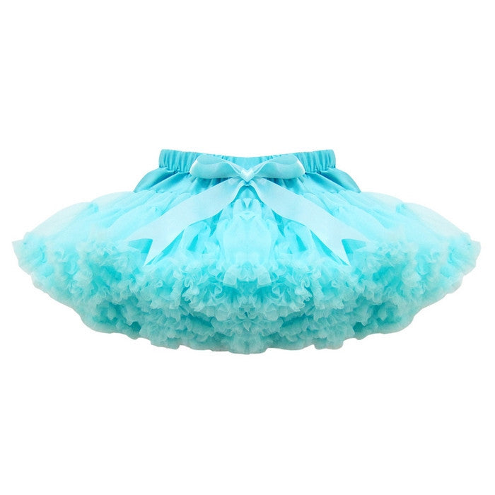 Girls Fluffy 2-18 Years Chiffon Pettiskirt Solid Colors tutu skirts girl Dance Skirt Christmas Tulle Petticoat - CelebritystyleFashion.com.au online clothing shop australia