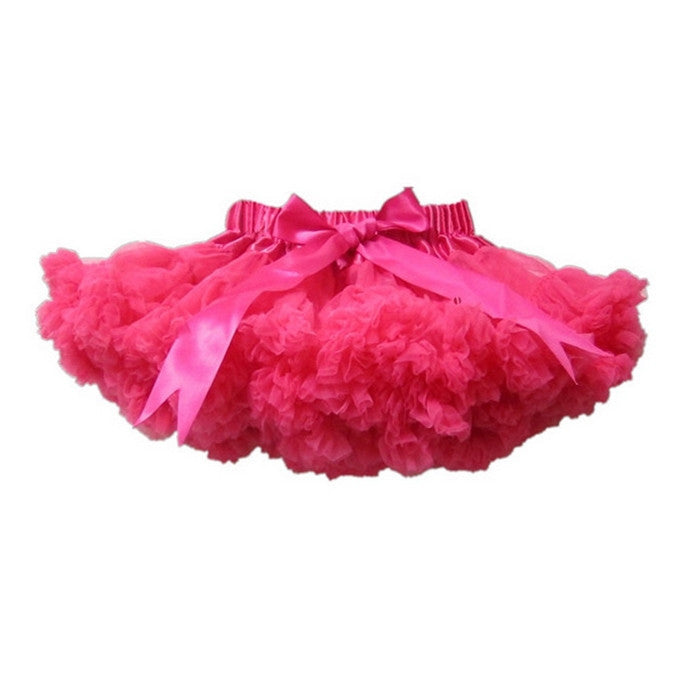 Girls Fluffy 2-18 Years Chiffon Pettiskirt Solid Colors tutu skirts girl Dance Skirt Christmas Tulle Petticoat - CelebritystyleFashion.com.au online clothing shop australia