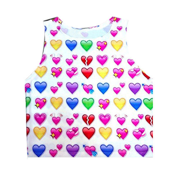 Fashion Women Cartoon Short Halter Top Tank Top Sleeveless Bustier Crop Tops T-Shirt Shirts - CelebritystyleFashion.com.au online clothing shop australia