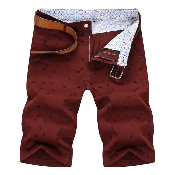 mens shorts print casual Men's shorts fashion cotton shorts homme shorts khaki white green-Dollar Bargains Online Shopping Australia