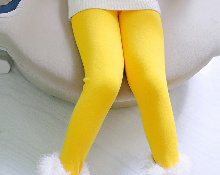 Winter Autumn Thick Warm Girls Leggings kids Pants Children Clothing Flower Butterfly childrens Pants - CelebritystyleFashion.com.au online clothing shop australia