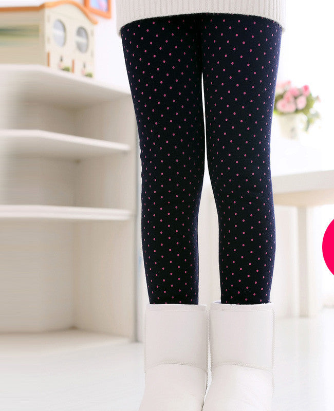 Winter Autumn Thick Warm Girls Leggings kids Pants Children Clothing Flower Butterfly childrens Pants - CelebritystyleFashion.com.au online clothing shop australia