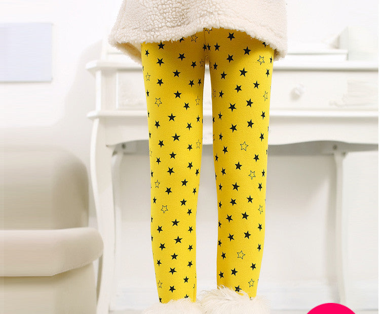 Winter Autumn Thick Warm Girls Leggings kids Pants Children Clothing Flower Butterfly childrens Pants - CelebritystyleFashion.com.au online clothing shop australia