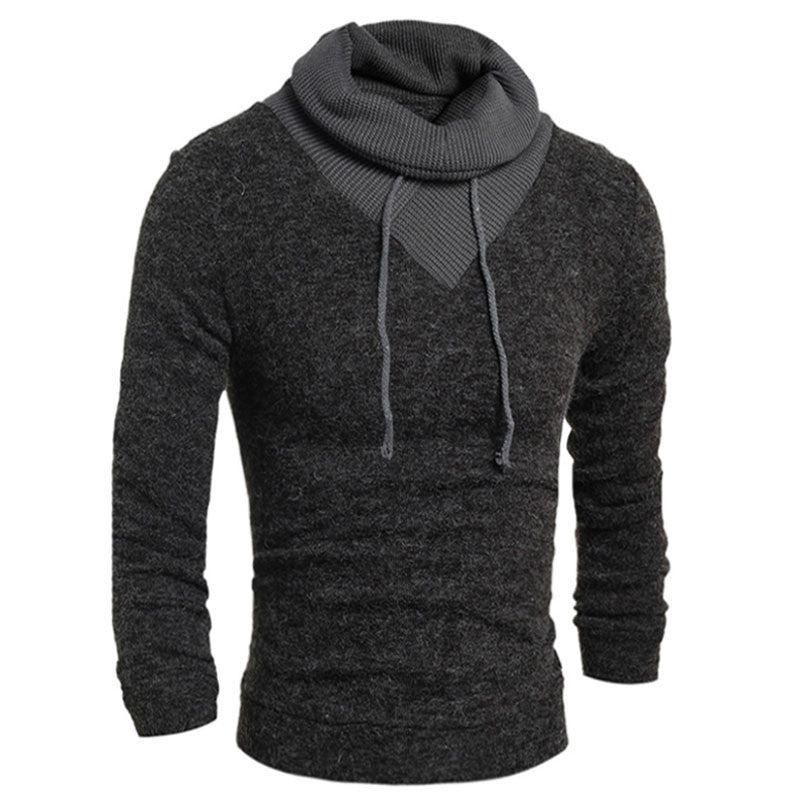 Turtleneck Sweater Stylish Knitted Long Sleeve High-Neck pullover Sweaters Men Sweater Male Sweaters Pullover-Size XXL - CelebritystyleFashion.com.au online clothing shop australia