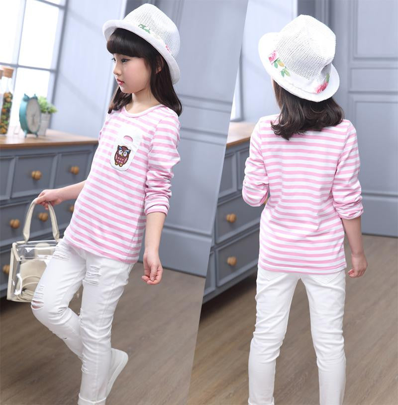 Childrens Designer Cartoon Girls Clothes Wear Teens Tops for Girls Brand Kids' Things Children's T-shirts Vetement Fille - CelebritystyleFashion.com.au online clothing shop australia