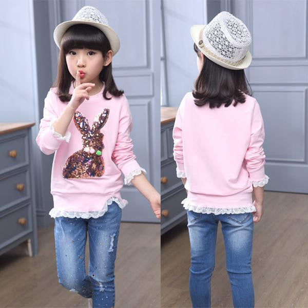 Childrens Designer Cartoon Girls Clothes Wear Teens Tops for Girls Brand Kids' Things Children's T-shirts Vetement Fille - CelebritystyleFashion.com.au online clothing shop australia
