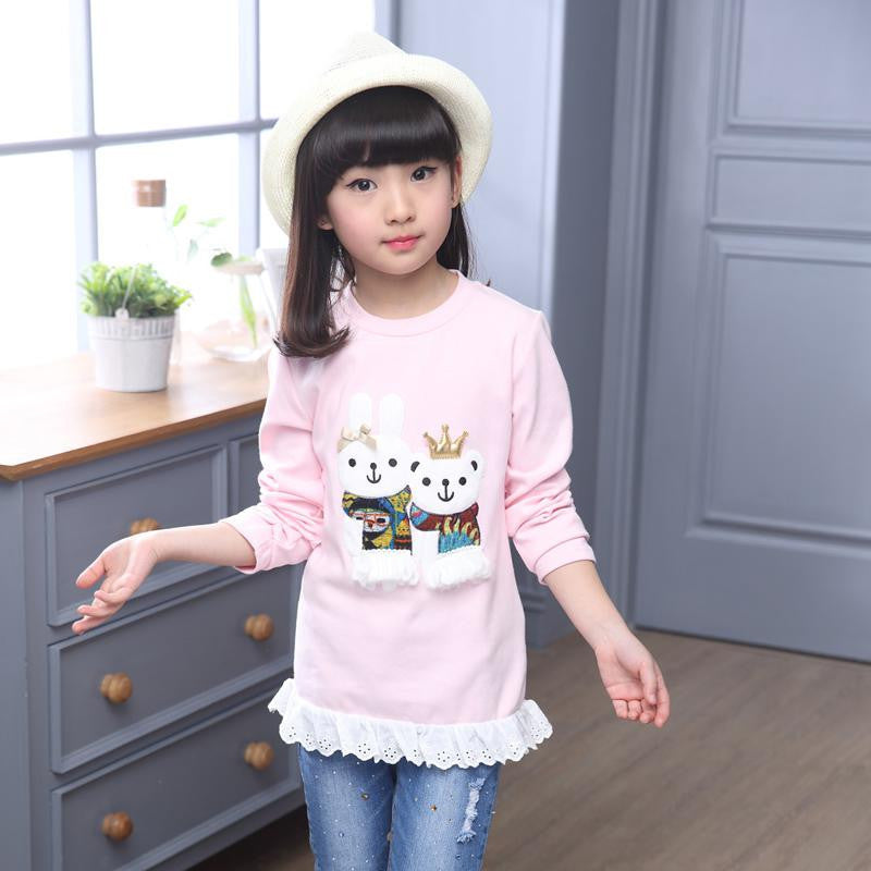 Childrens Designer Cartoon Girls Clothes Wear Teens Tops for Girls Brand Kids' Things Children's T-shirts Vetement Fille - CelebritystyleFashion.com.au online clothing shop australia