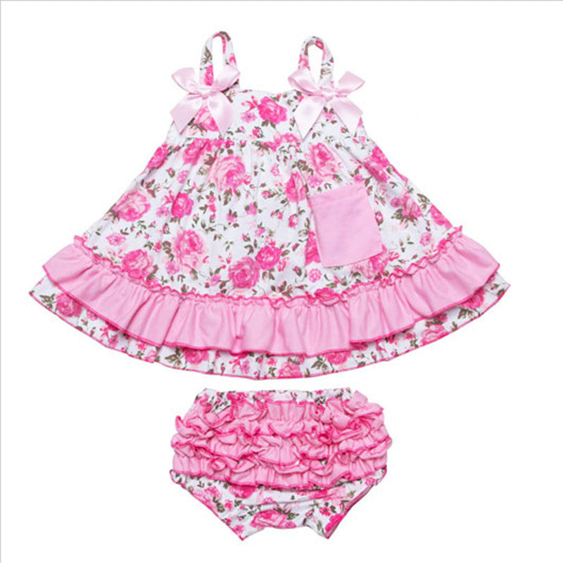 Baby Girl Clothes Dress Newborn Baby Girl Clothing Baby Body suits Sling Bat Roupas Body Bebes Next Baby Dress Set 2Pcs/set - CelebritystyleFashion.com.au online clothing shop australia