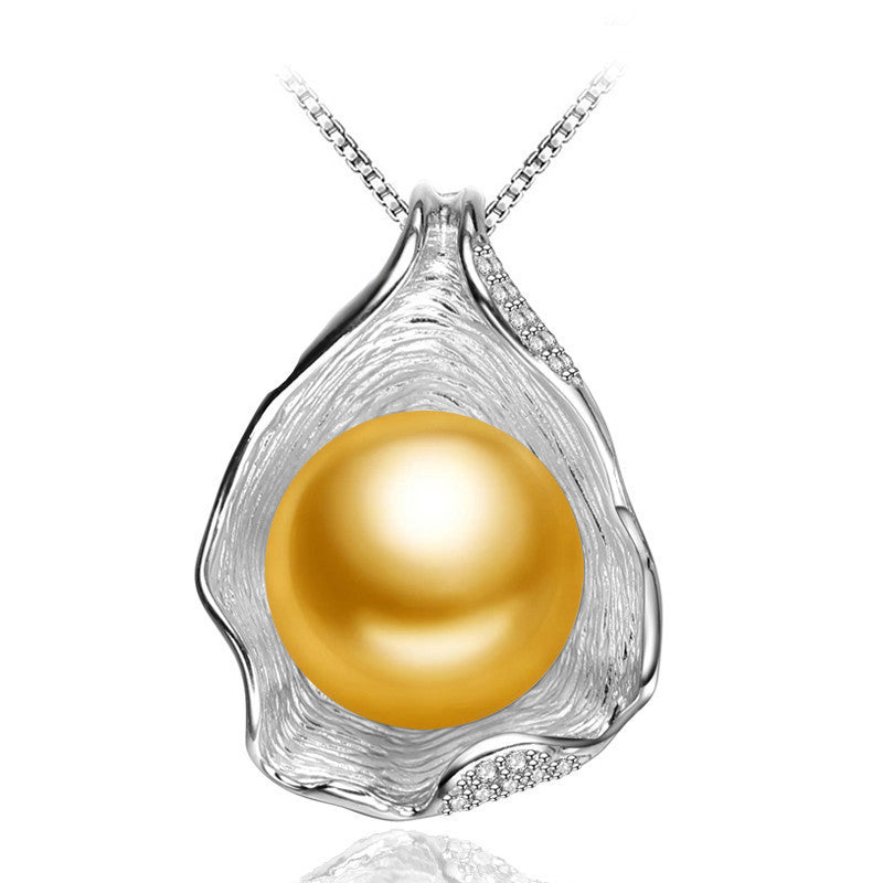 charm Shell design Pearl Jewelry,Pearl Necklace Pendant, 925 sterling silver jewelry ,fashion necklaces for women - CelebritystyleFashion.com.au online clothing shop australia