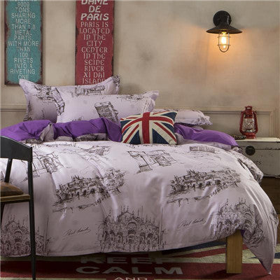 bedding set Autumn style duvet cover twin Full Queen Nordic style bedding bed linen flat sheet +duvet cover bedclothes clear out-Dollar Bargains Online Shopping Australia