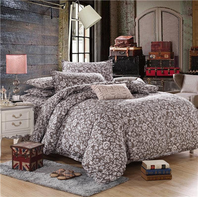 bedding set Autumn style duvet cover twin Full Queen Nordic style bedding bed linen flat sheet +duvet cover bedclothes clear out-Dollar Bargains Online Shopping Australia
