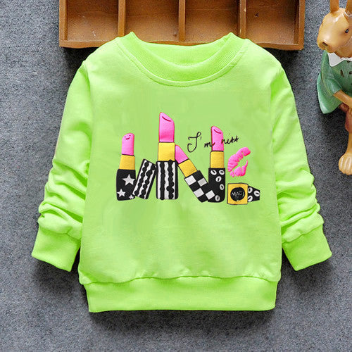 Arrival Baby Girls Sweatshirts Winter Spring Autumn sweater cartoon 6 Cats long sleeve T-shirt Character kids clothes-Dollar Bargains Online Shopping Australia