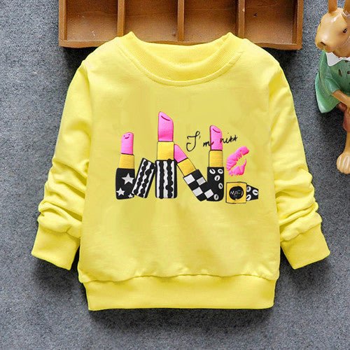 Arrival Baby Girls Sweatshirts Winter Spring Autumn sweater cartoon 6 Cats long sleeve T-shirt Character kids clothes-Dollar Bargains Online Shopping Australia