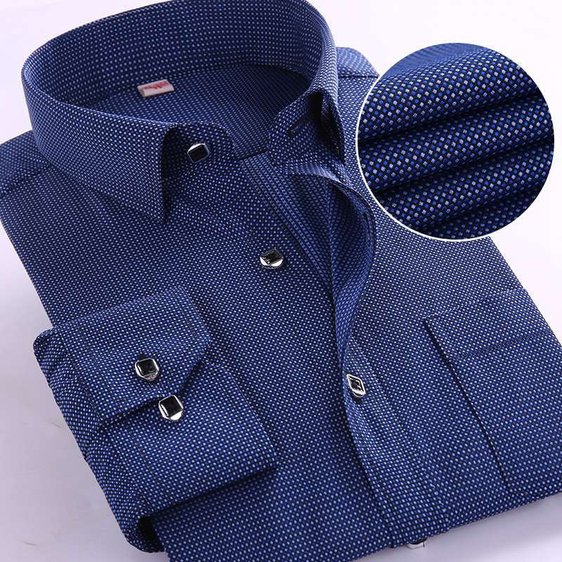 Plus 5XL 6XL Autumn New Men Striped Dress Shirts Formal Fashion Long Sleeve Brand Business Men Casual Shirts Regular Fit - CelebritystyleFashion.com.au online clothing shop australia