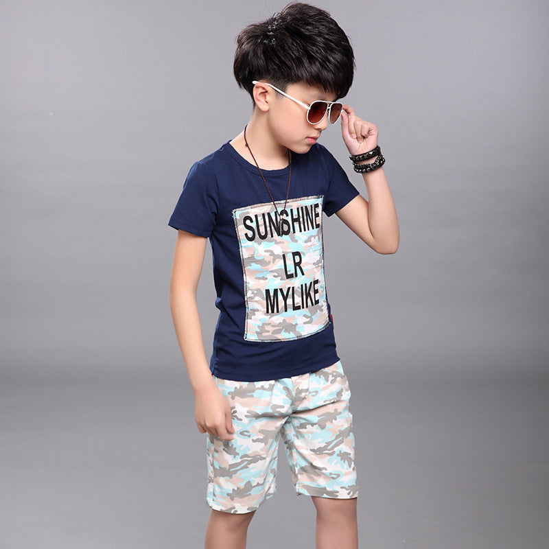 boys clothes high quality cotton material o-neck sports children clothing set A401 - CelebritystyleFashion.com.au online clothing shop australia