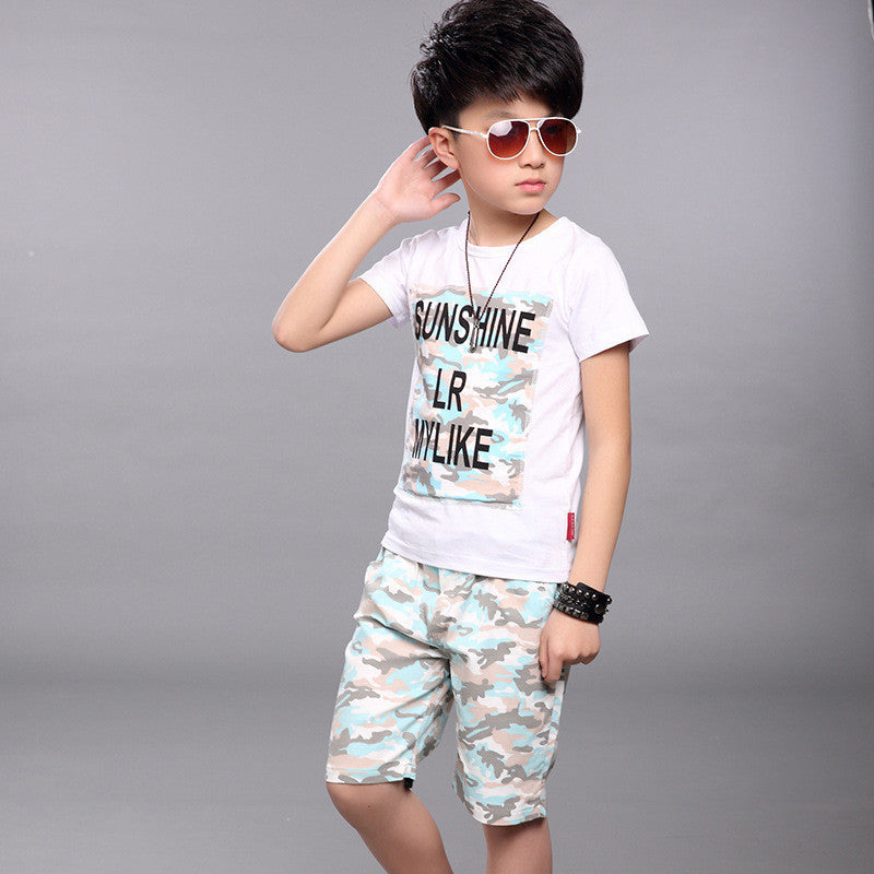 boys clothes high quality cotton material o-neck sports children clothing set A401 - CelebritystyleFashion.com.au online clothing shop australia