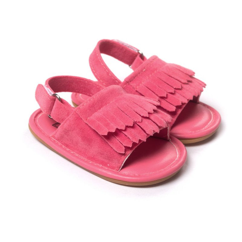 Baby Sandals Summer Leisure Fashion Baby Girls Sandals of Children PU Tassel Shoes 7Colors - CelebritystyleFashion.com.au online clothing shop australia