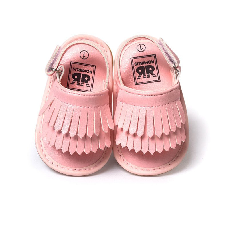 Baby Sandals Summer Leisure Fashion Baby Girls Sandals of Children PU Tassel Shoes 7Colors - CelebritystyleFashion.com.au online clothing shop australia