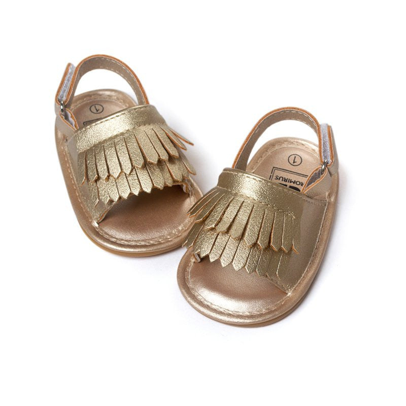 Baby Sandals Summer Leisure Fashion Baby Girls Sandals of Children PU Tassel Shoes 7Colors - CelebritystyleFashion.com.au online clothing shop australia