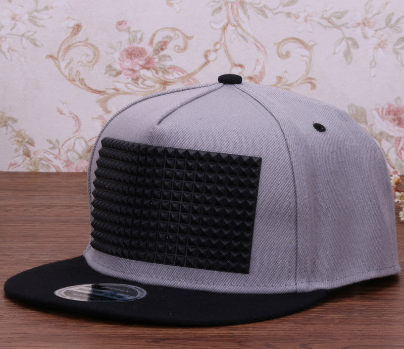 Fancy 3D snapback cap raised soft silicon square pyramid flat baseball hip hop hat for boys and girls-Dollar Bargains Online Shopping Australia