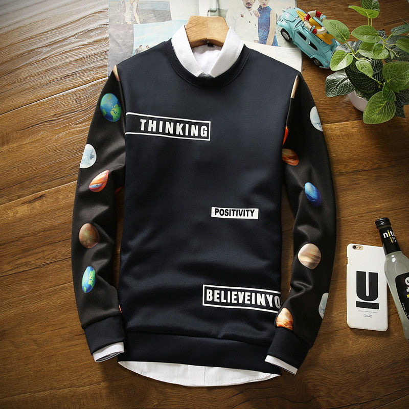 Cool Sweatshirts Men Jack think positive print Long Sleeve sportswear Hoodies deporte mens Sudaderas Mujer Suits good-Dollar Bargains Online Shopping Australia