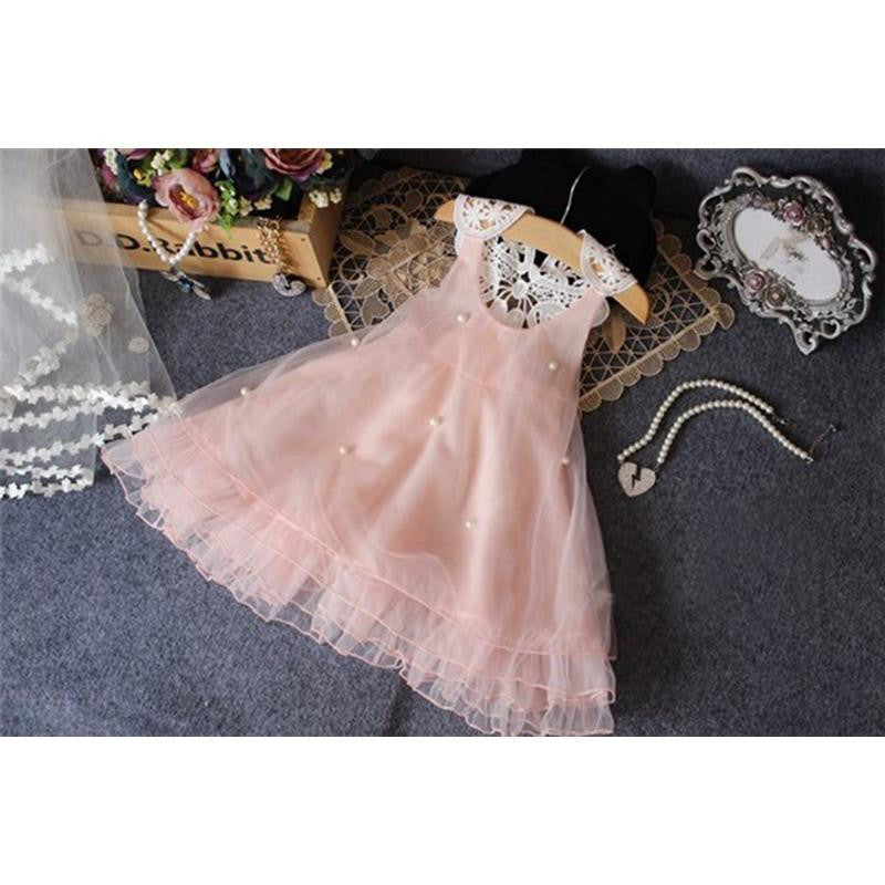 Baby Girl Clothes Summer Lace Flower Tutu Princess Kids Dresses For Girls Children Clothes Sets - CelebritystyleFashion.com.au online clothing shop australia