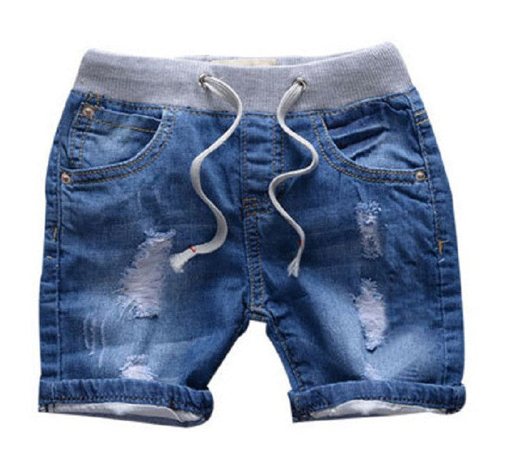 Ripped Jeans Shorts for Boy Summer Style Denim Boy's Panties New Jeans Shorts for Children 18M-8T, SC014 - CelebritystyleFashion.com.au online clothing shop australia