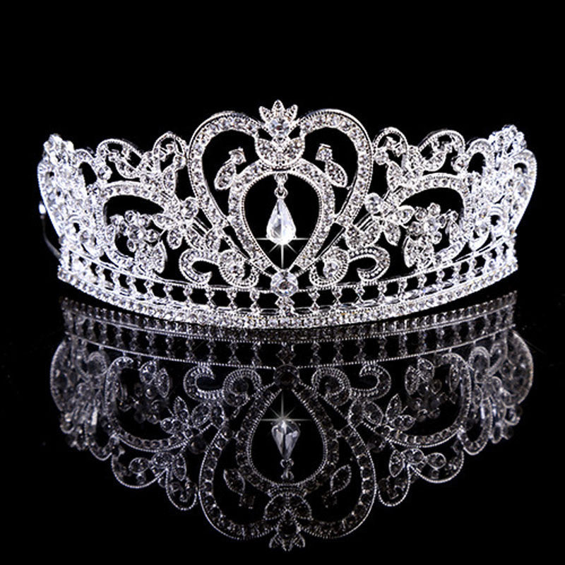 Gold Silver Bridal Tiaras Crowns Crystal Rhinestone Pageant Bridal Wedding Accessories Headpiece Headband Wedding Tiara - CelebritystyleFashion.com.au online clothing shop australia