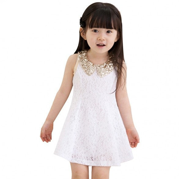 New Fashion Girls Clothes Tutu Dress Kids Clothing Princess Baby Girl Dress Sequins Collar Black White Party Dresses - CelebritystyleFashion.com.au online clothing shop australia