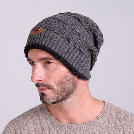 Men Warm Hats Beanie Hat Winter Knitting Wool Hat for Unisex Caps Lady Beanie Knitted Caps Women's Hats Outdoor Warm - CelebritystyleFashion.com.au online clothing shop australia