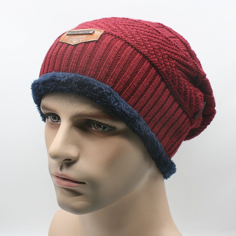 Men Warm Hats Beanie Hat Winter Knitting Wool Hat for Unisex Caps Lady Beanie Knitted Caps Women's Hats Outdoor Warm - CelebritystyleFashion.com.au online clothing shop australia