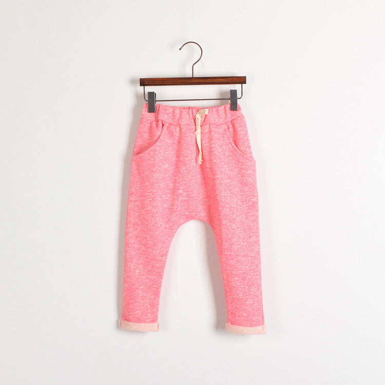 Harem Capris Pants For Age 2-10 New Cute Candy Color Terry Child Clothing Solid Kids Children Long Pants - CelebritystyleFashion.com.au online clothing shop australia