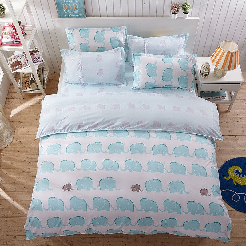 Love Heart bedding sets 3pcs/4pcs twin full queen star starry sky duvet cover set bedclothes polka dot red black yellow #2-Dollar Bargains Online Shopping Australia