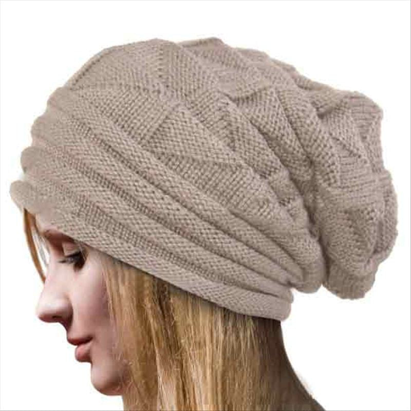 Fold Flanging Snowboard Skiing Skating Warm Knitted Cap Beanies Snap Slouch Skullies Bonnet Beanie Hat Gorro For Men Women - CelebritystyleFashion.com.au online clothing shop australia