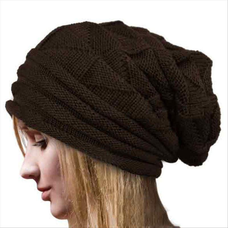 Fold Flanging Snowboard Skiing Skating Warm Knitted Cap Beanies Snap Slouch Skullies Bonnet Beanie Hat Gorro For Men Women - CelebritystyleFashion.com.au online clothing shop australia