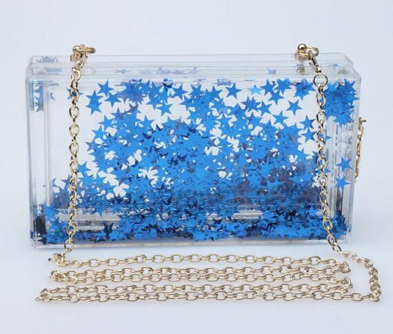 Women Evening Bags Acrylic Transparent Day Clutch Female Handbags Purse Luxury Brand Ladies Messenger Shoulder Crossbody Box Bag-Dollar Bargains Online Shopping Australia