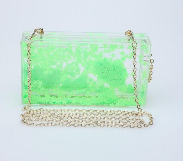 Women Evening Bags Acrylic Transparent Day Clutch Female Handbags Purse Luxury Brand Ladies Messenger Shoulder Crossbody Box Bag-Dollar Bargains Online Shopping Australia