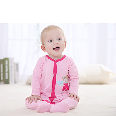 Newborn Baby Girl Clothes Baby Romper Body Suit Cartoon Cheap Long Sleeve Clothes - CelebritystyleFashion.com.au online clothing shop australia