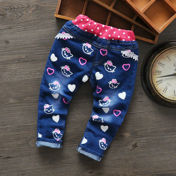 cartoon fashion character children kid baby boy girl jeans pants - CelebritystyleFashion.com.au online clothing shop australia