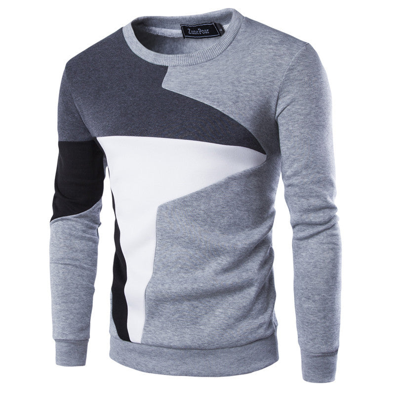 New Autumn Fashion Brand Casual Sweatshirt O-Neck Patchwork Slim Fit Knitting Mens Hoodies And Pullovers Men Pullover 9238 - CelebritystyleFashion.com.au online clothing shop australia