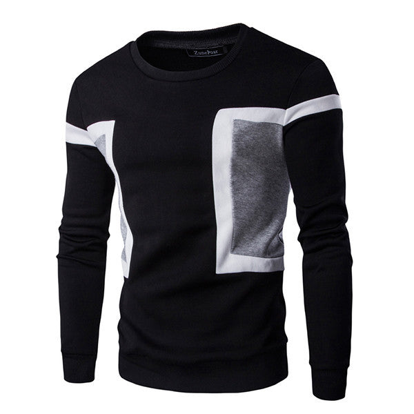 New Autumn Fashion Brand Casual Sweatshirt O-Neck Patchwork Slim Fit Knitting Mens Hoodies And Pullovers Men Pullover 9238 - CelebritystyleFashion.com.au online clothing shop australia