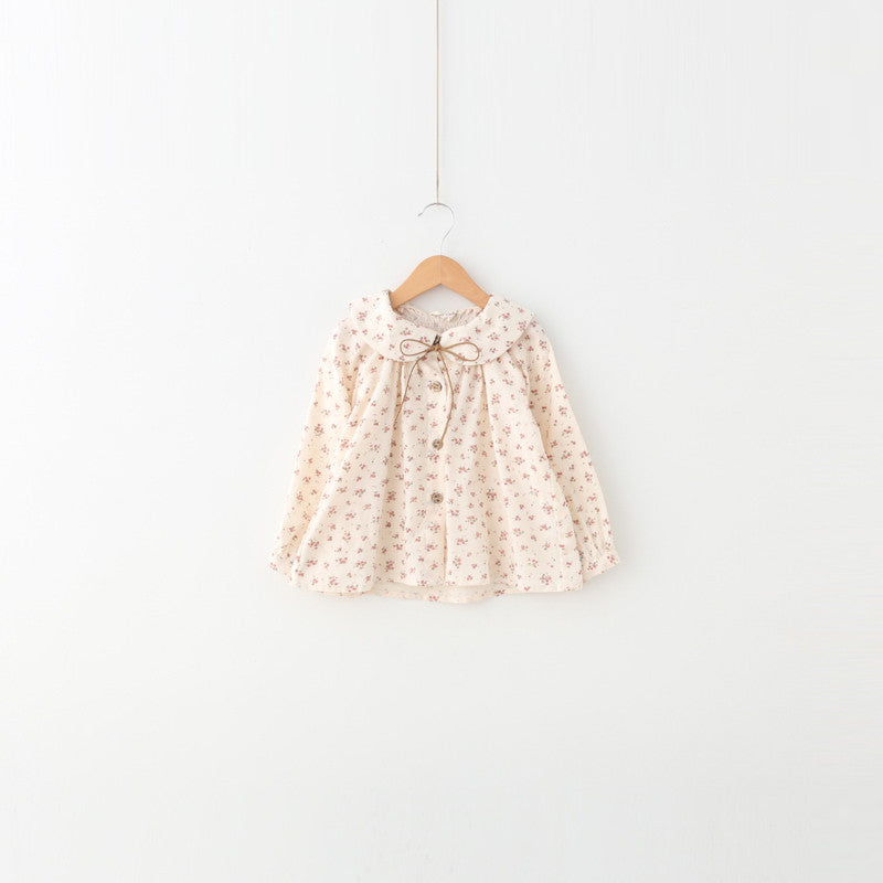 spring Girls long sleeve cotton White girl blouses child cute turn-down collar shirt tops School shirts Kids Girl Blouse - CelebritystyleFashion.com.au online clothing shop australia