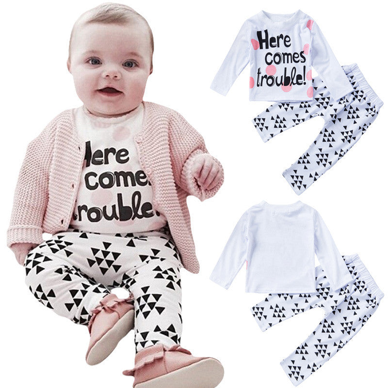 NewSpring Toddler Baby Boys Clothes Set Long Sleeve T shirt+Pants Outfit Suit Newborn Kids Girls Clothing Sets Christmas Costume - CelebritystyleFashion.com.au online clothing shop australia